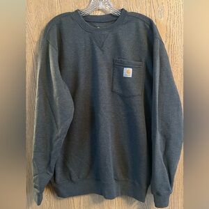 Carhartt Men's Charcoal Crewneck Sweater